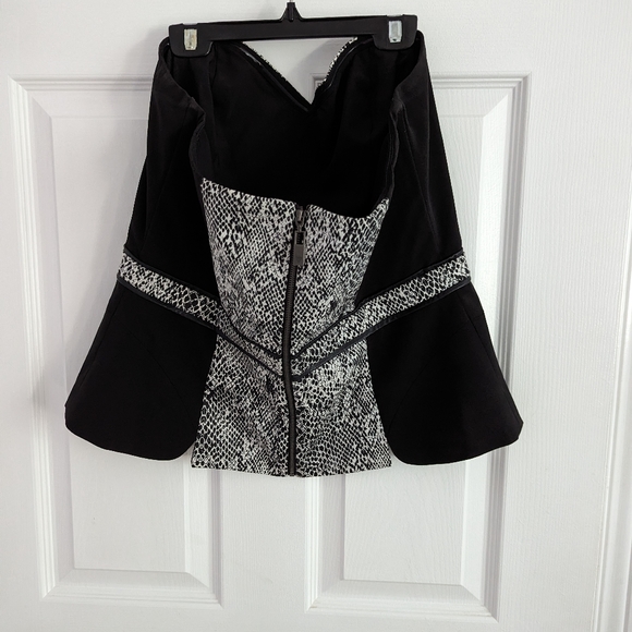 Guess strapless snakeskin-pattern top - Picture 4 of 6